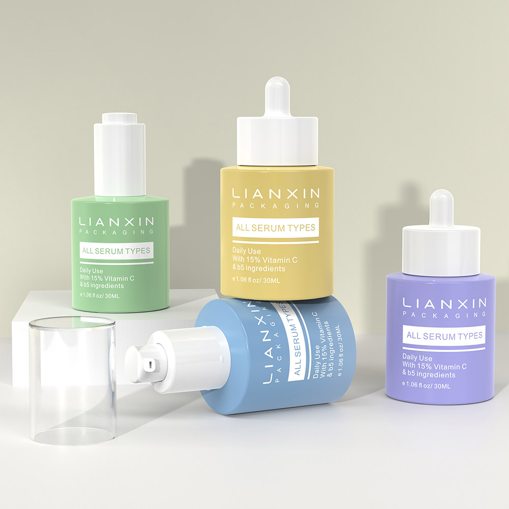 screen printing serum bottle