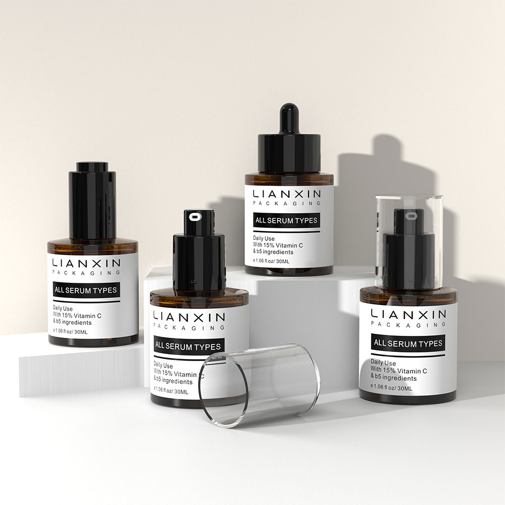 labeling serum bottle