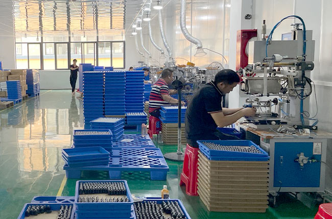 screen printing line