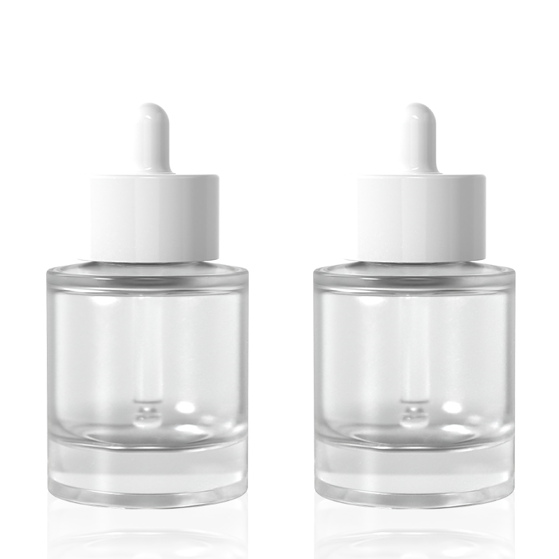 frosted dropper bottle