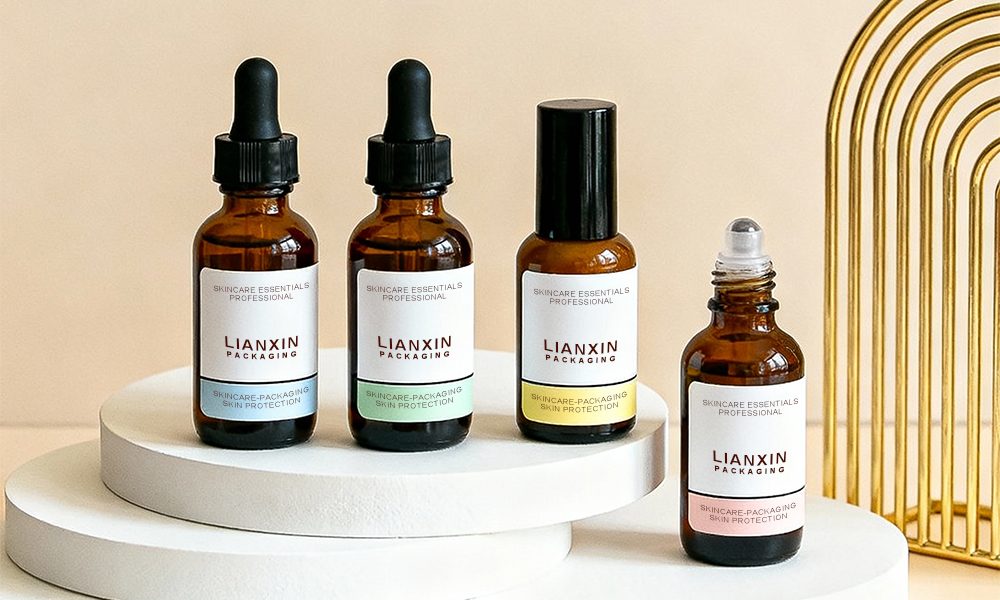 Roll On Bottles: Sizes, Ball Materials & MOQ Buyer's Guide 2 roll on bottles and dropper bottles side by side for essential oil packaging