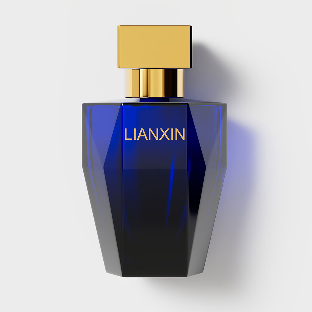 50ml dark blue perfume bottles