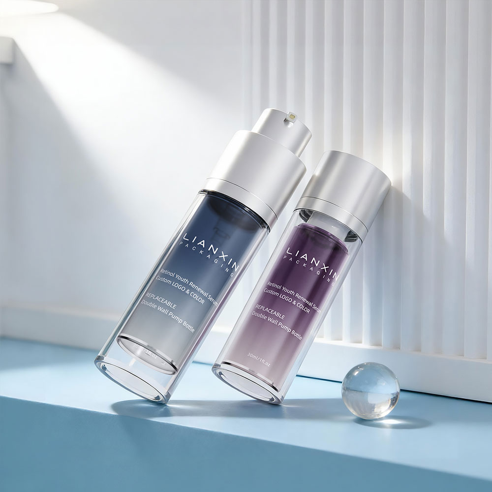 30ml custom lotion airless pump bottle