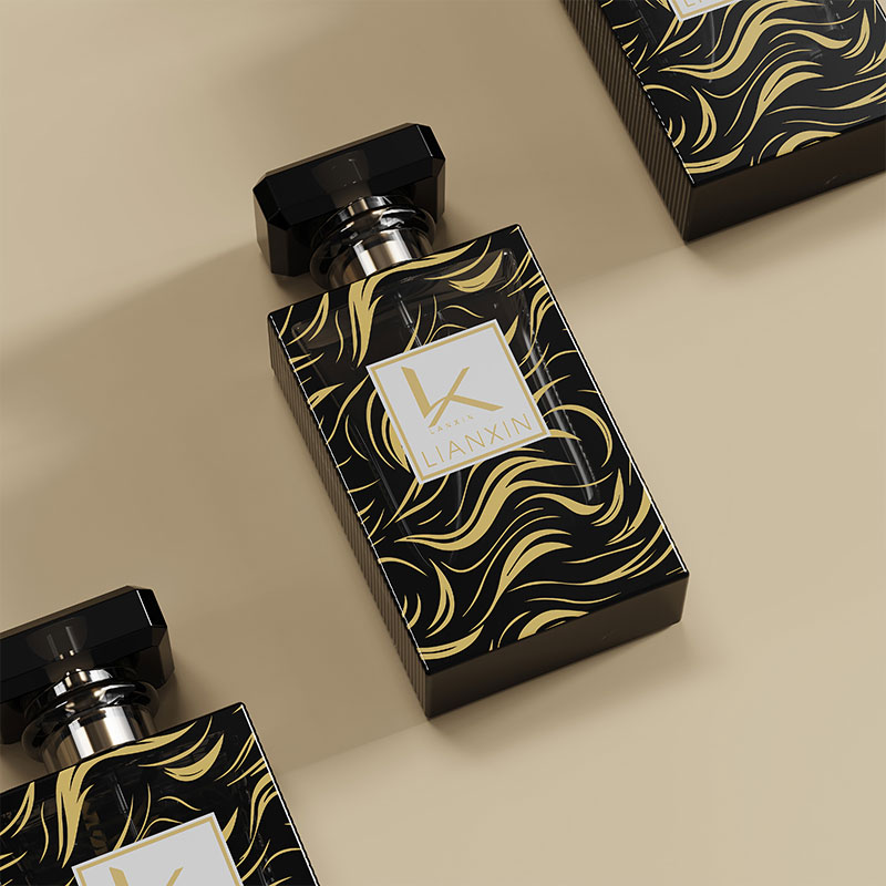 black 30ml empty perfume bottle