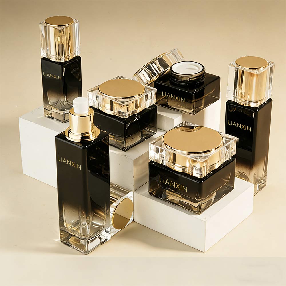 rectangle cosmetic bottles
