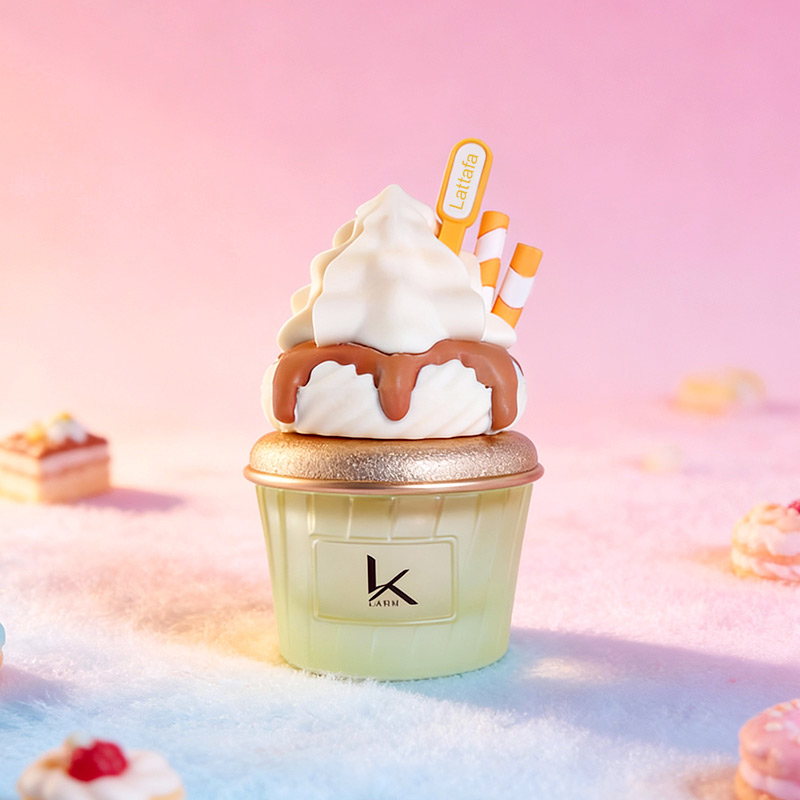 ice cream glass perfume bottle