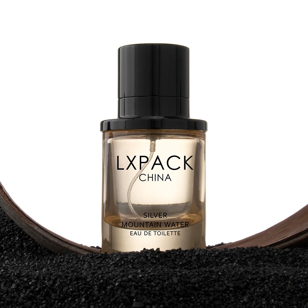 50ml cylinder magnetic cap perfume bottle