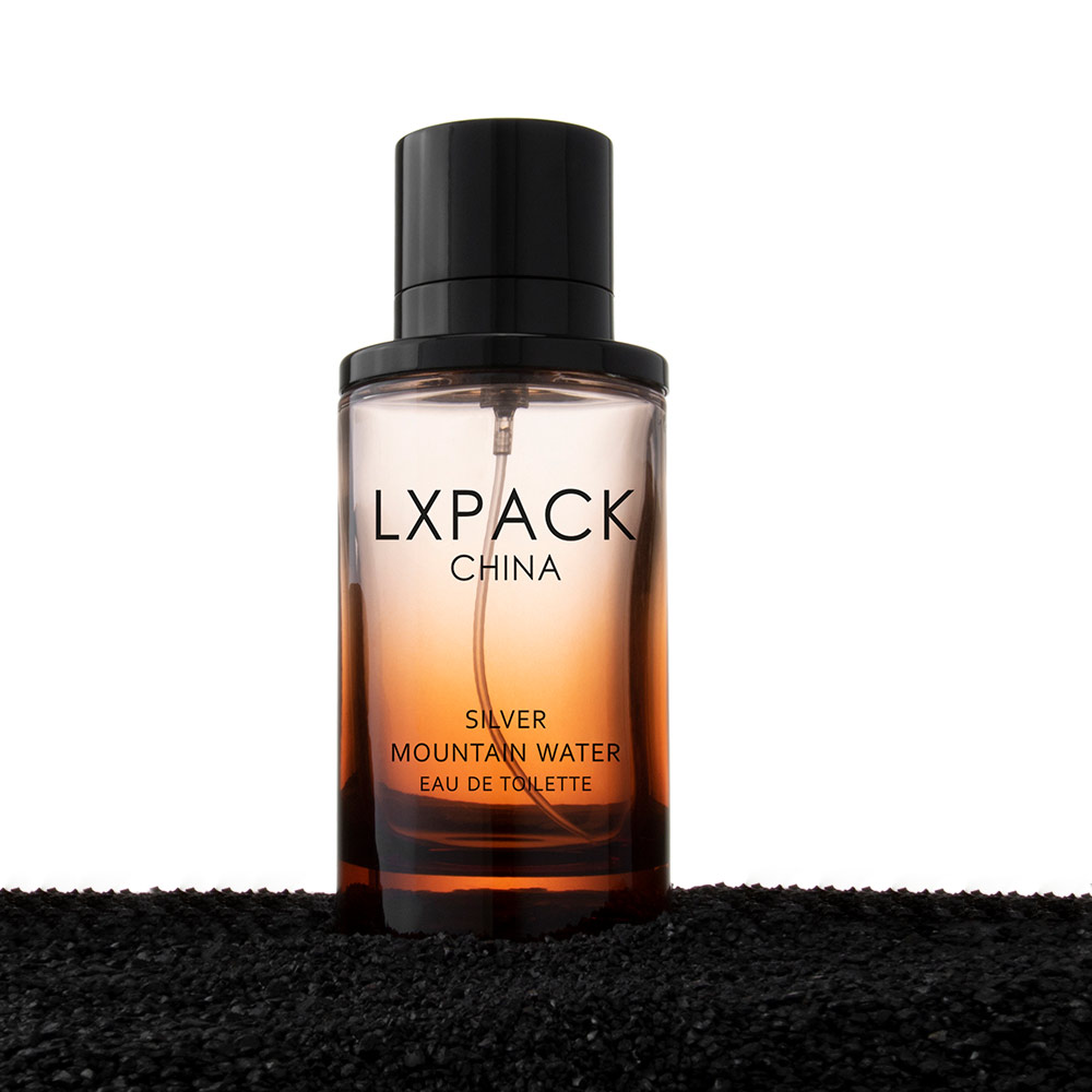 100ml cylinder magnetic cap perfume bottle