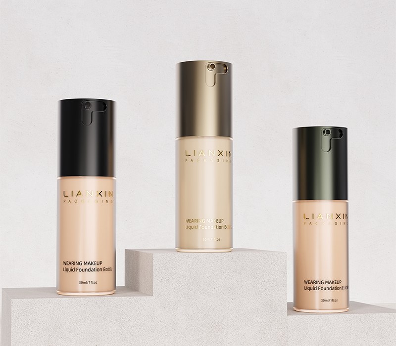 plastic foundation bottles