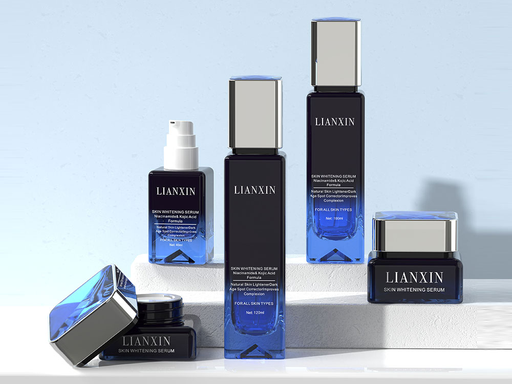 by applications cosmetic bottle