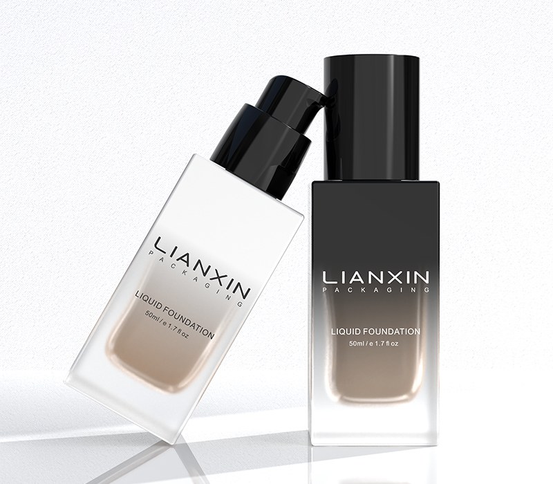 glass foundation bottles