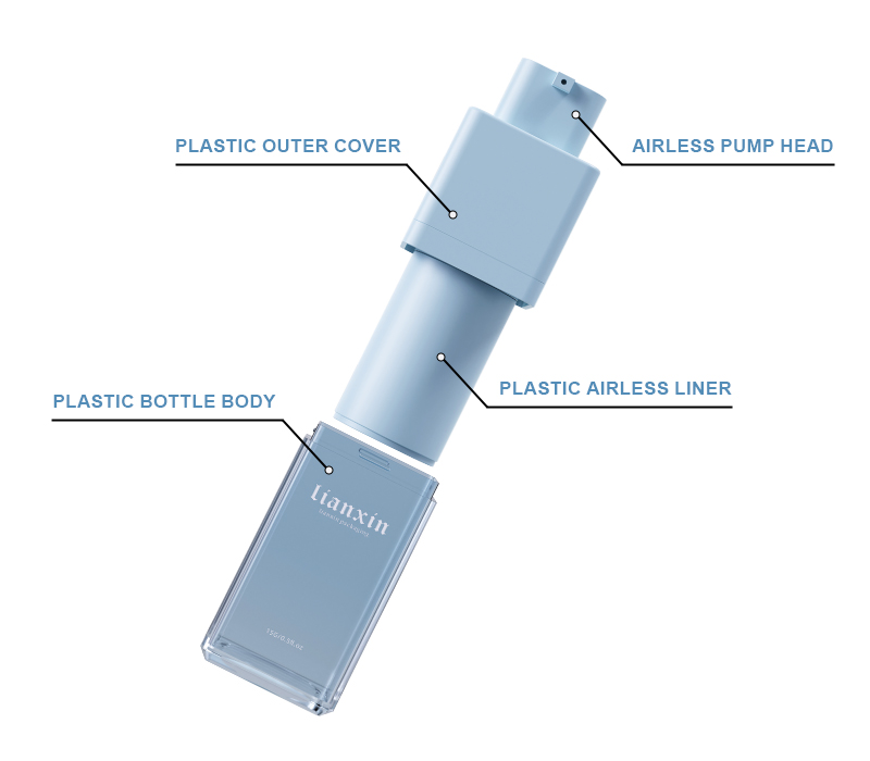foundation bottles airless pump