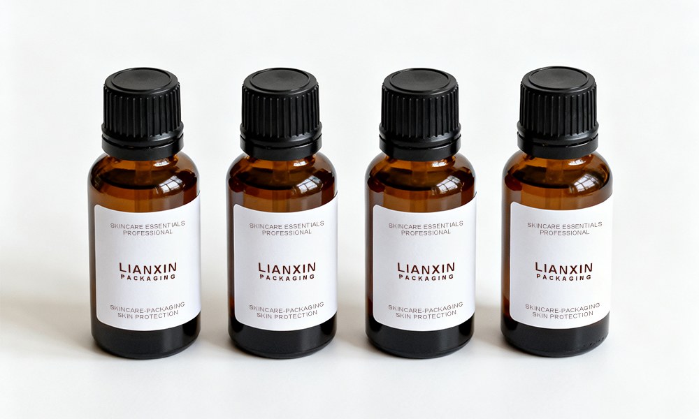 screw cap essential oil bottle