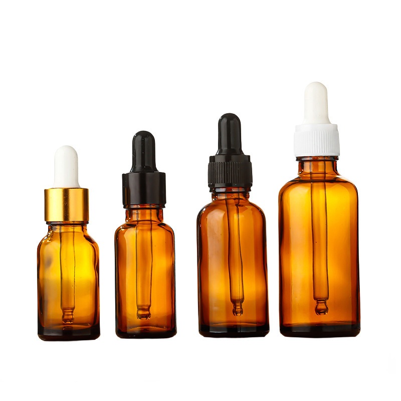 amber cbd dropper bottle