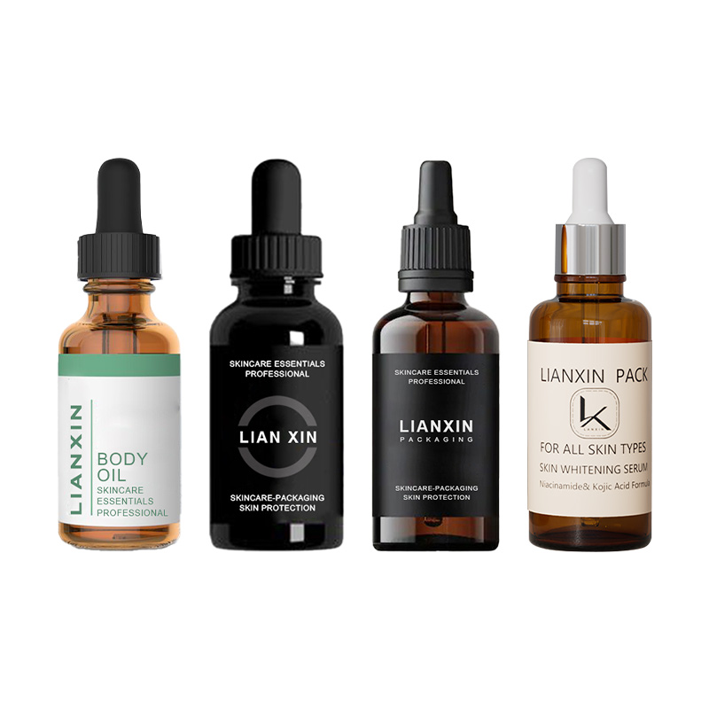 differen label cbd dropper bottle