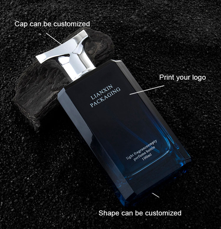 rectangle perfume bottles custom details