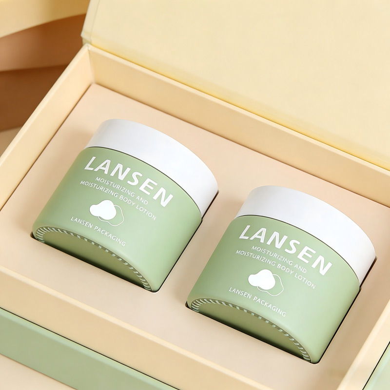 face cream jars with box