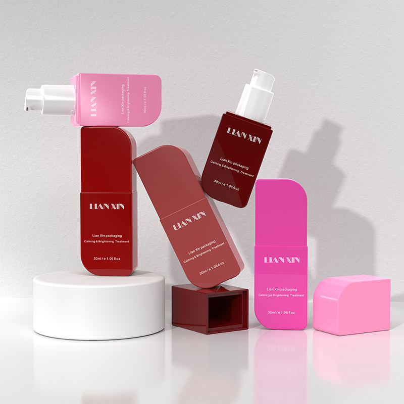 30ml pink special-shaped emulsion bottle