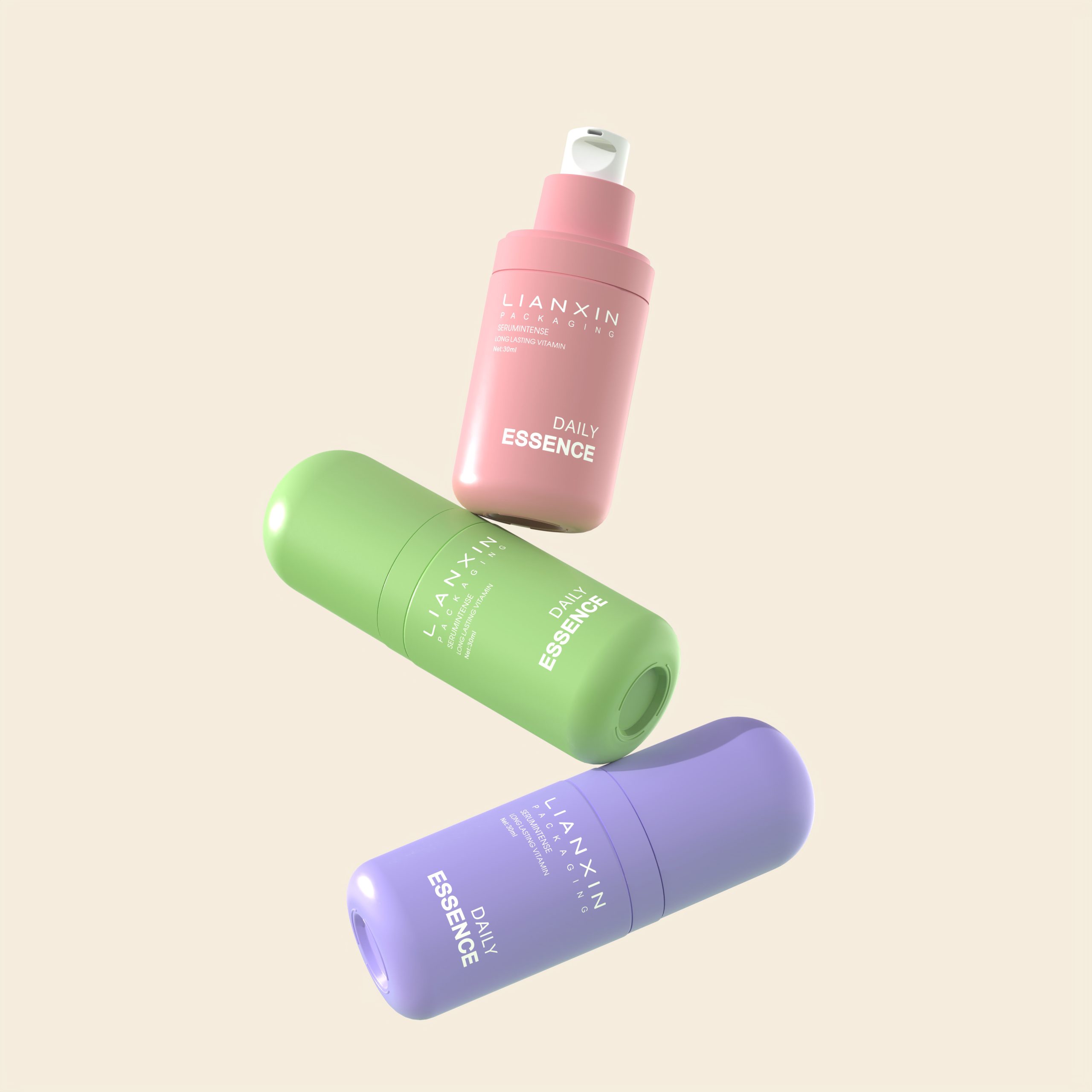 minimalist lotion bottle