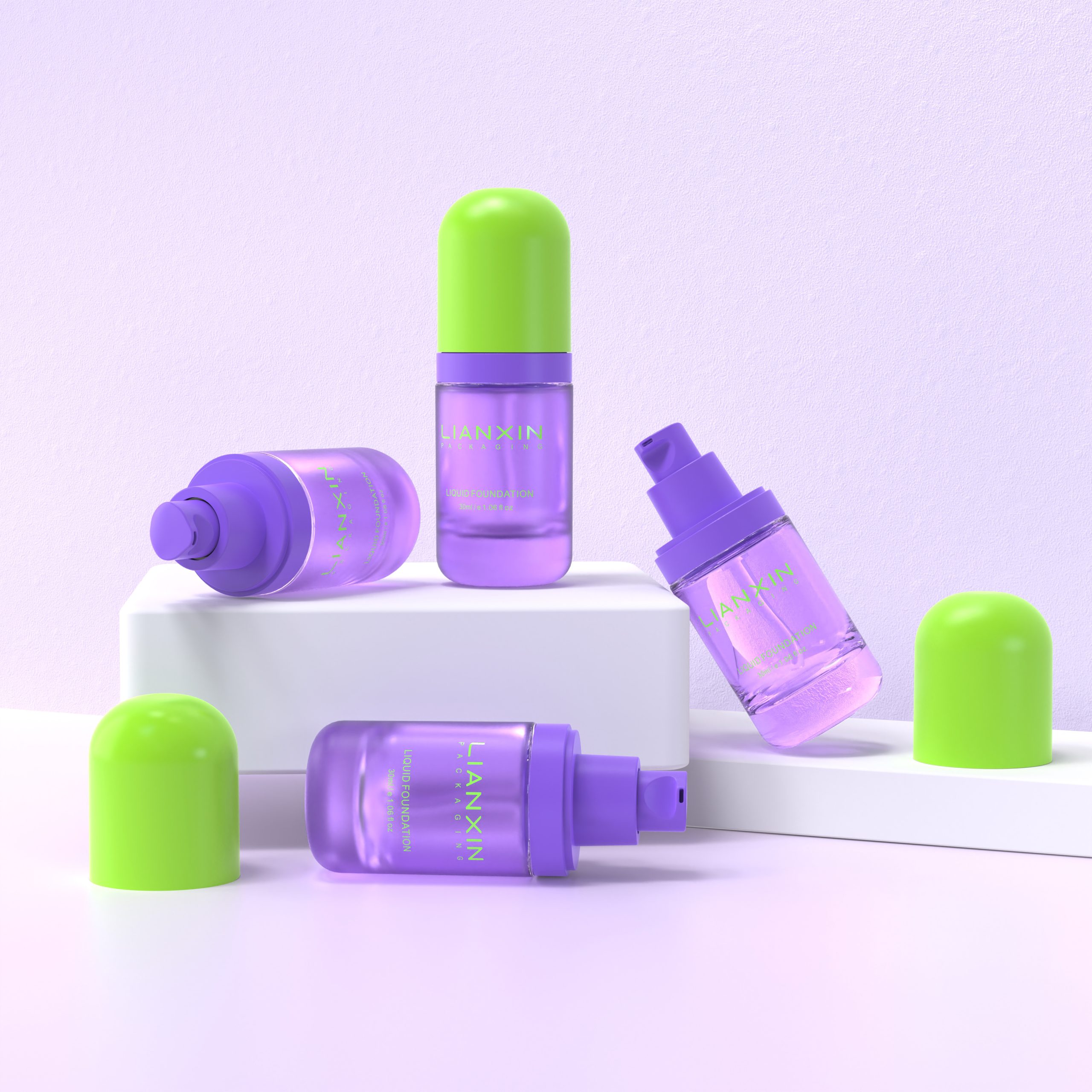 custom skincare bottle