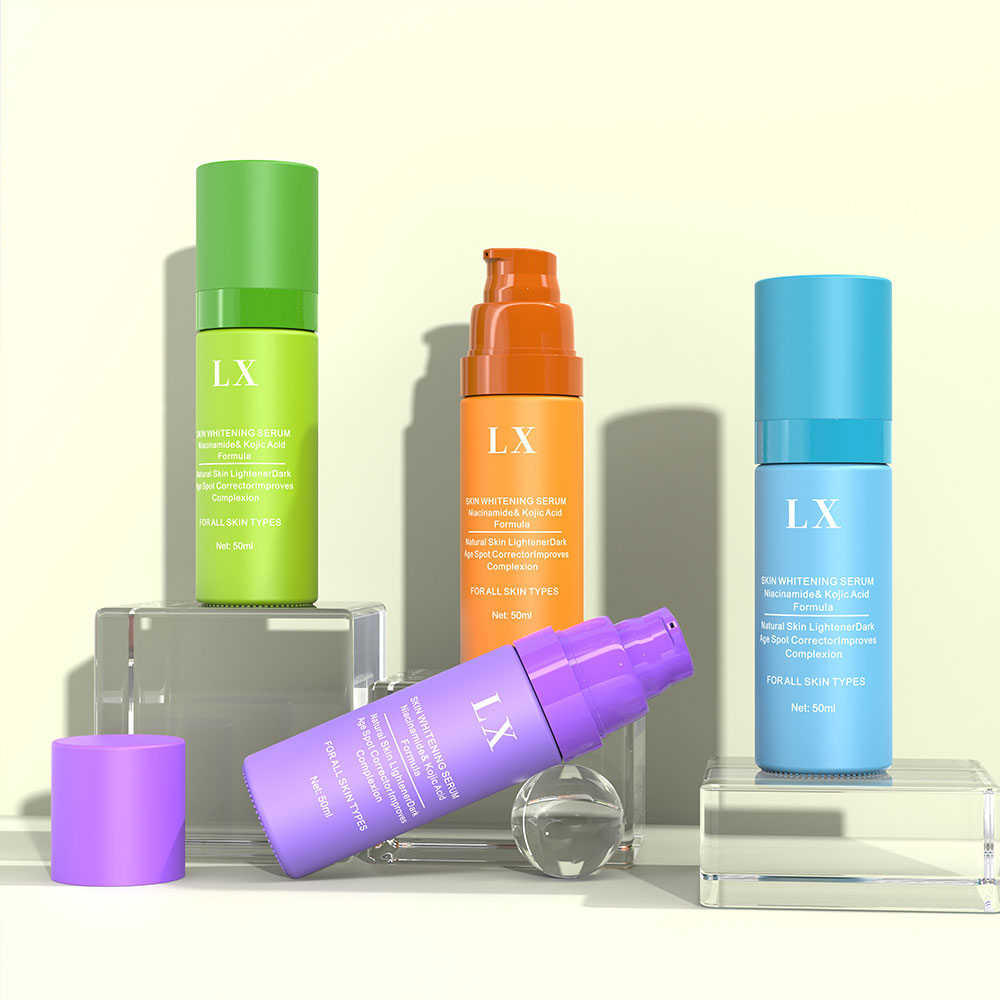 30ml 50ml cylinder vibrant matte lotion pump bottle