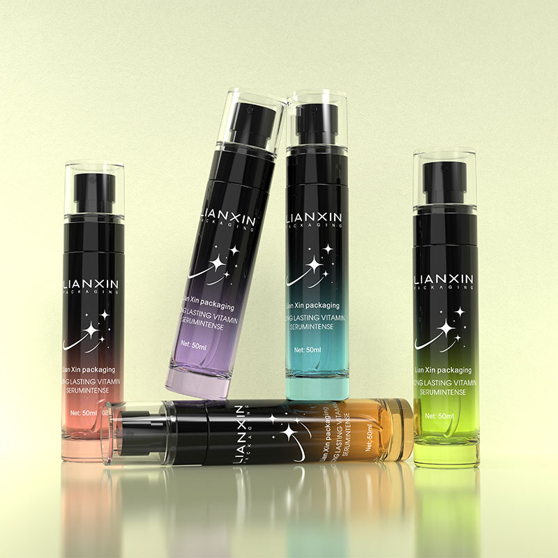 50ml glass slim premium lotion bottle