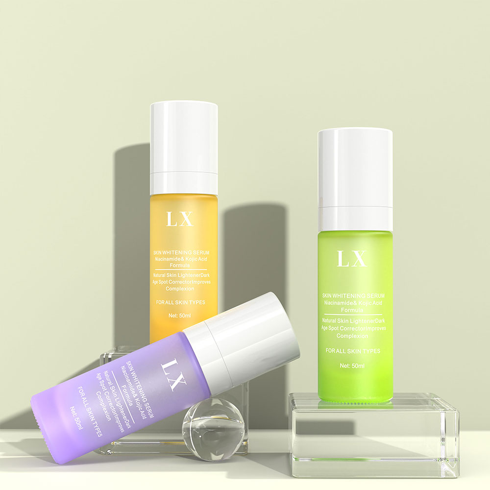 30ml 50ml cylinder yellow lotion pump bottle