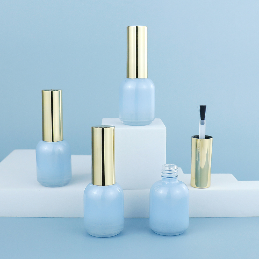 glass 14ml nail polish bottle