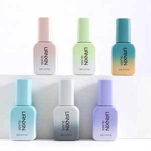 12ml square gradient nail polish empty bottle