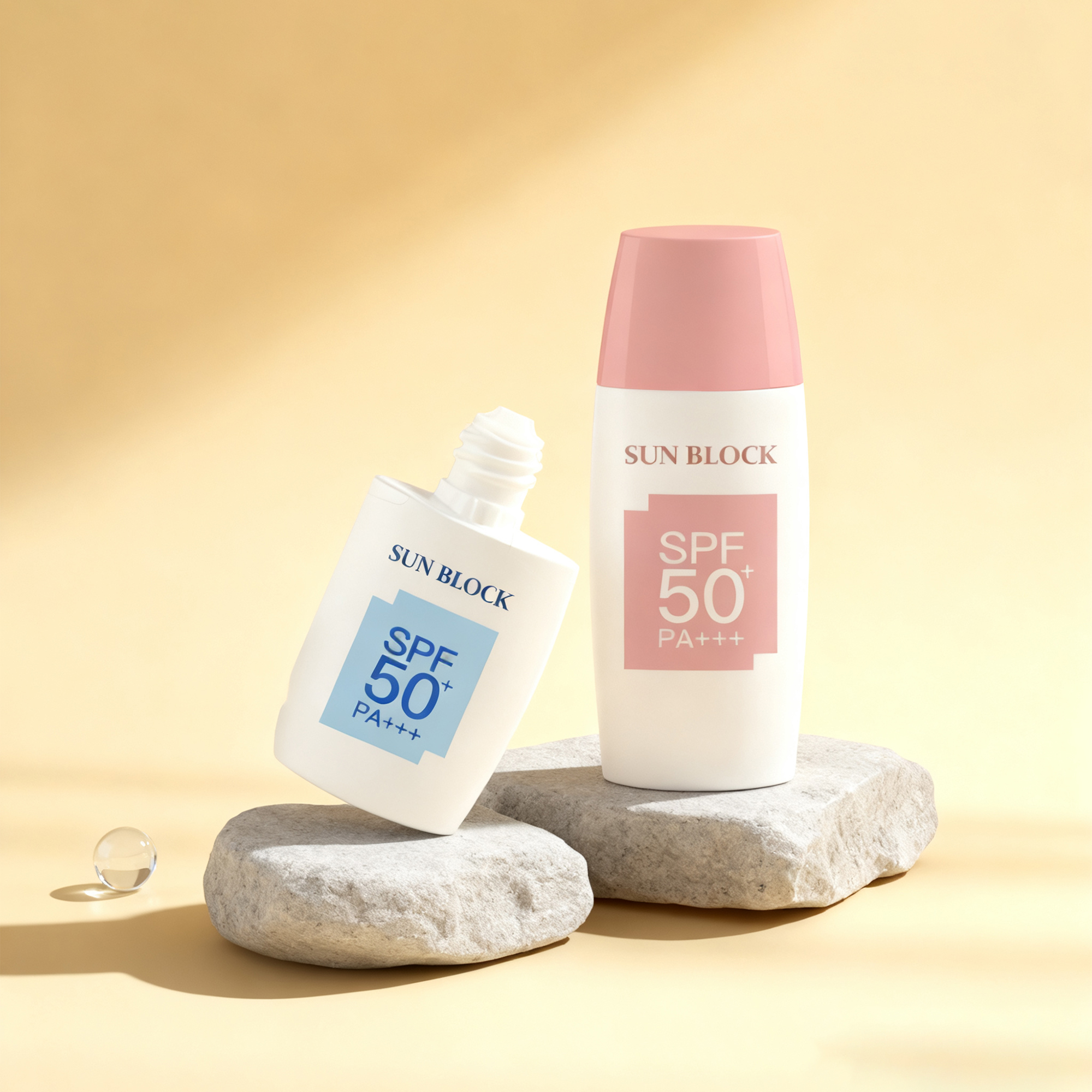 sunscreen squeeze bottle