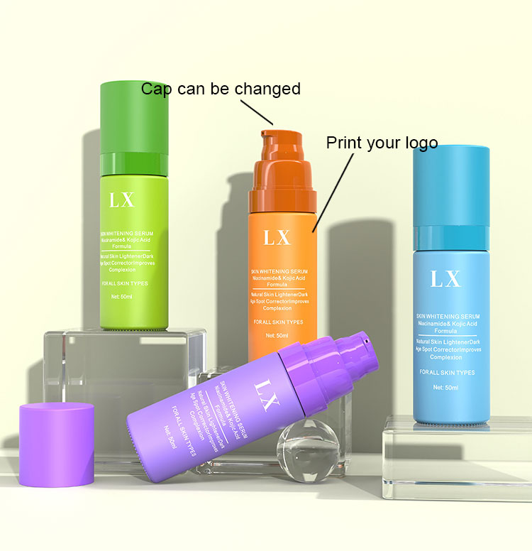 30ml 50ml cylinder lotion pump bottle custom