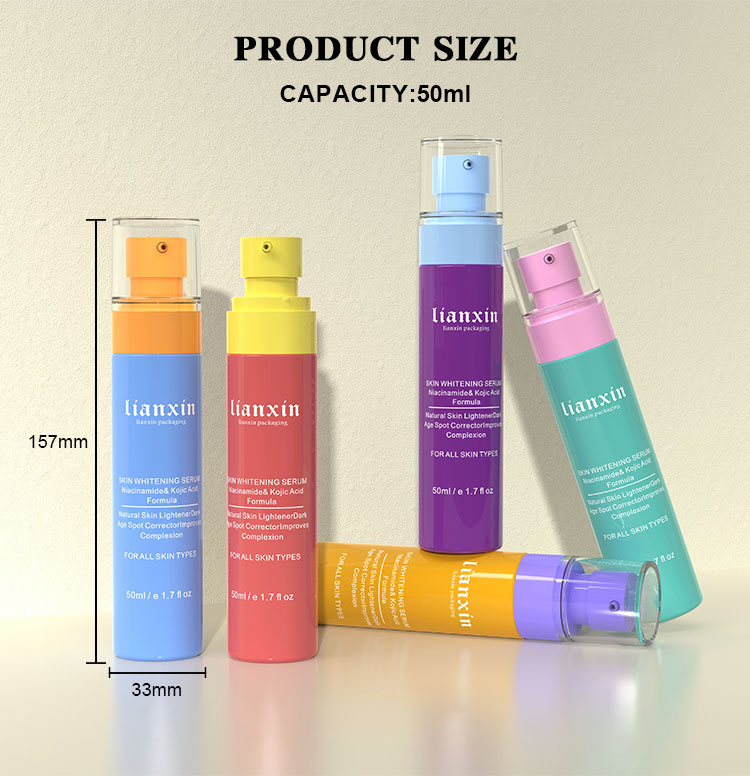 50ml slim premium lotion bottle size