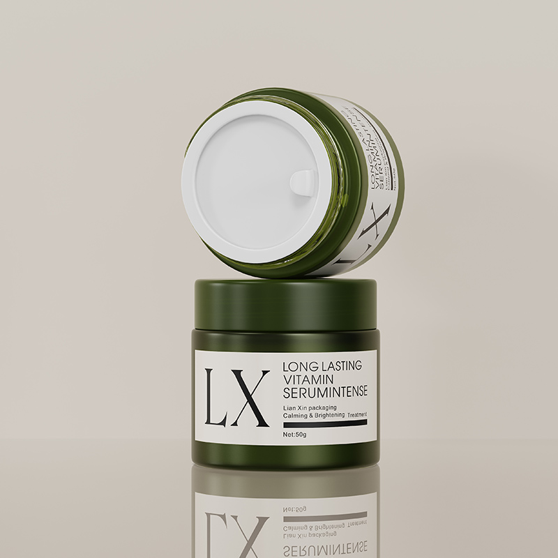 labeling face cream jars