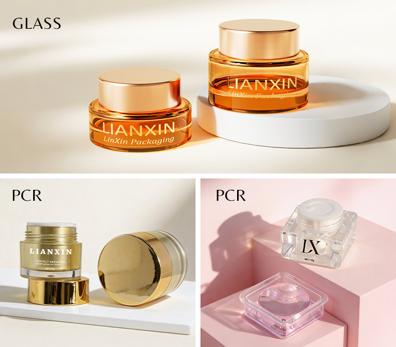 face cream jar materials