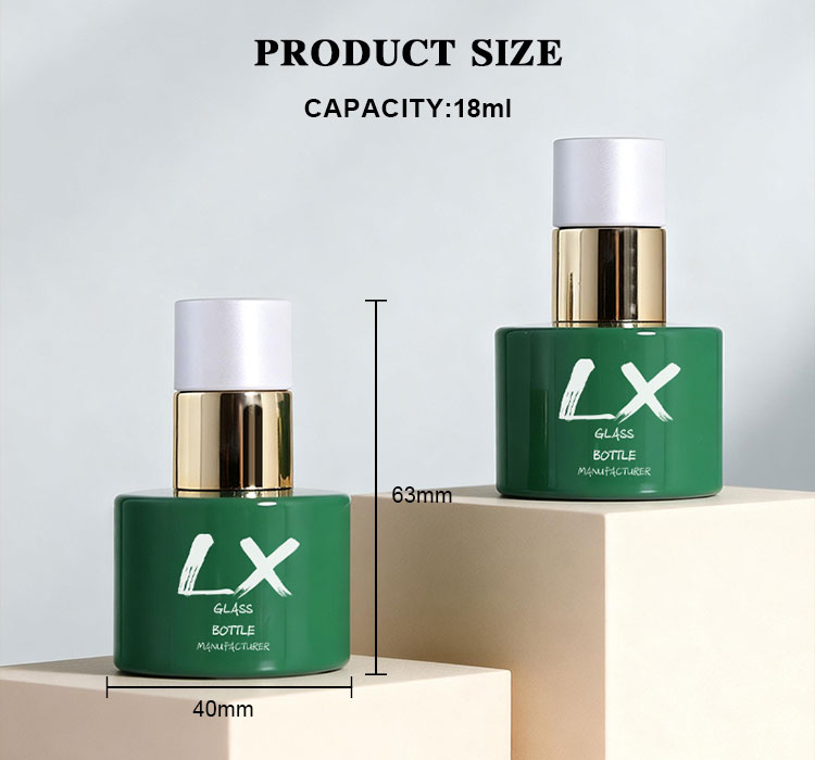 18ml cylinder nail polish bottle size