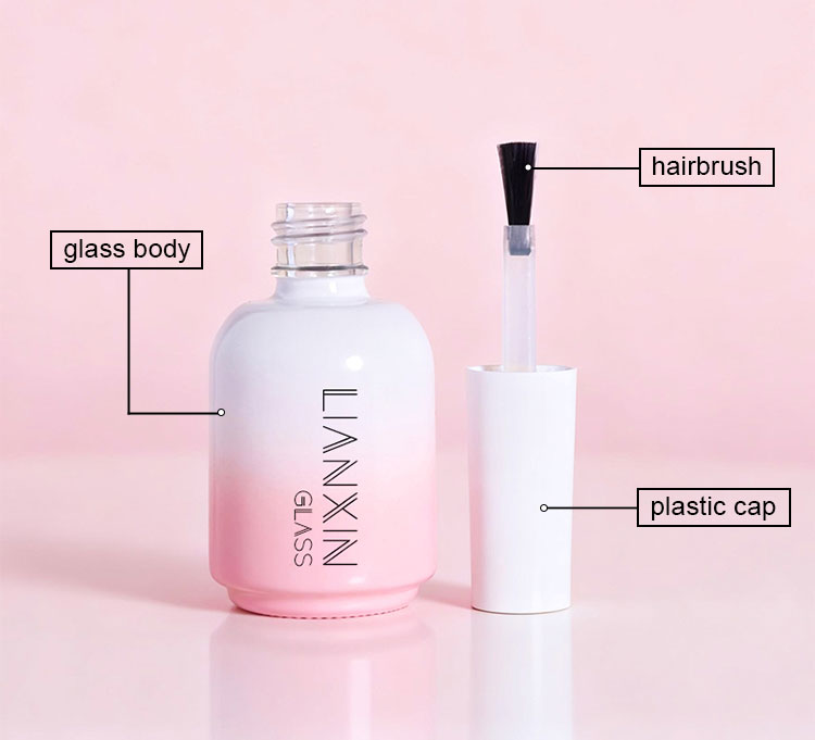 14ml gradient series nail polish bottle details