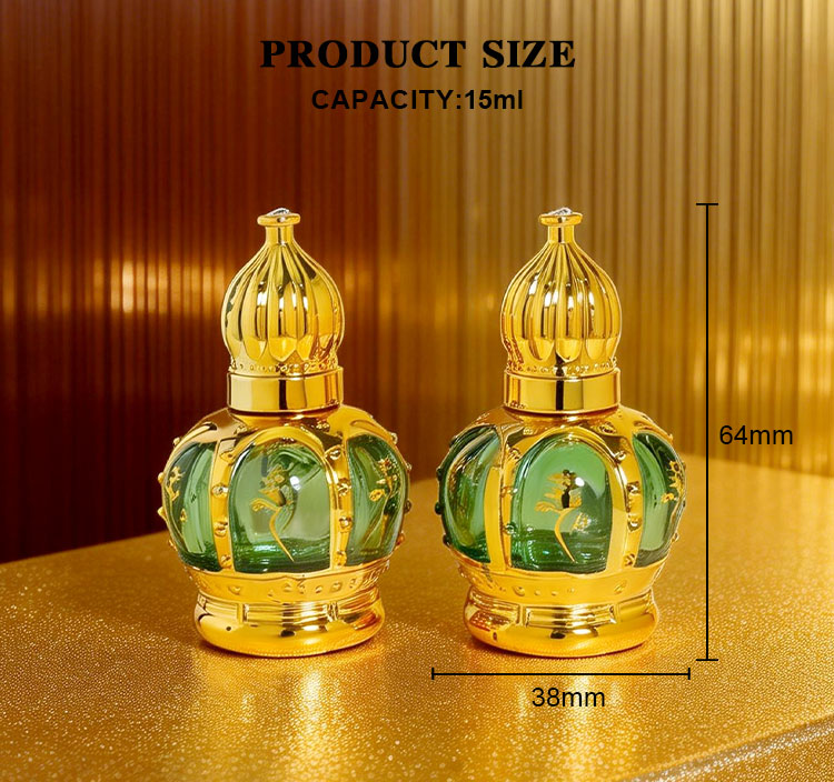 royal court style 15ml attar bottle size