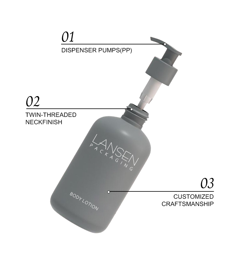 plastic personal care bottle details