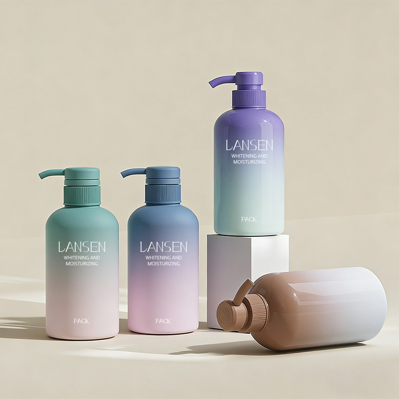 Lacquering for body lotion bottles