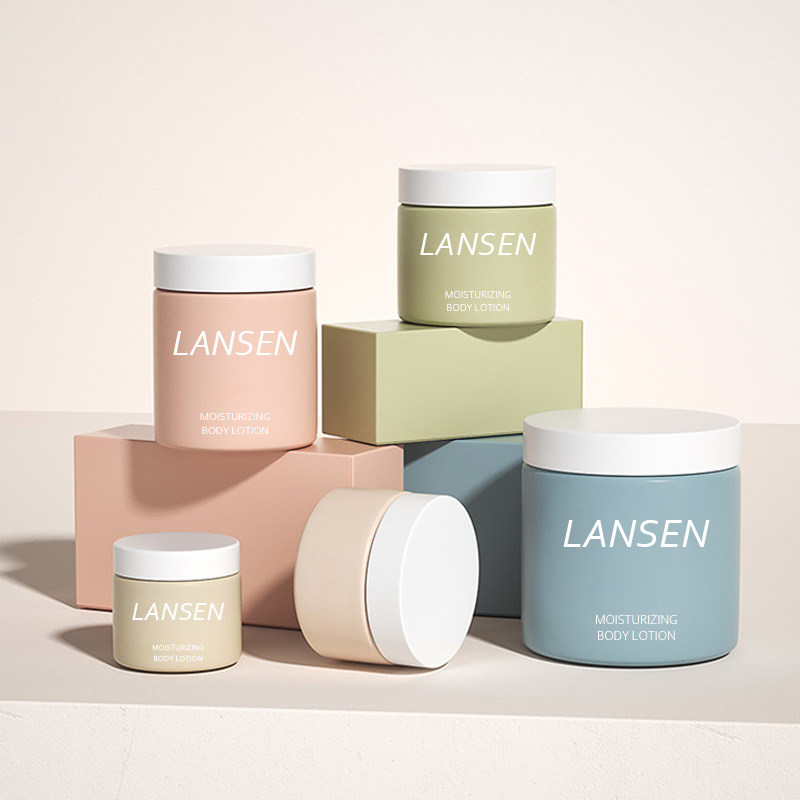 glossy body butter jars