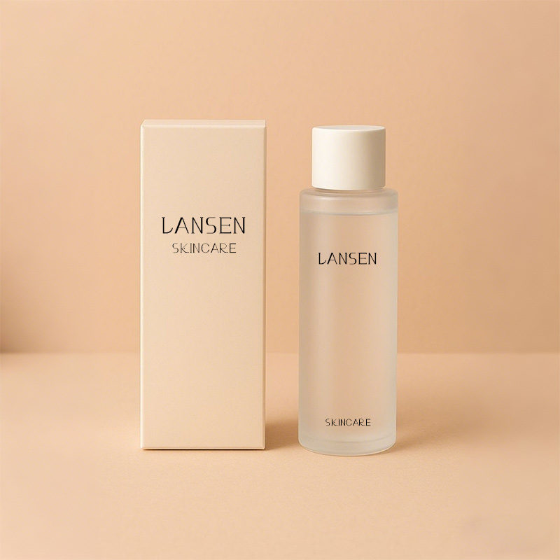 frosted toner bottle