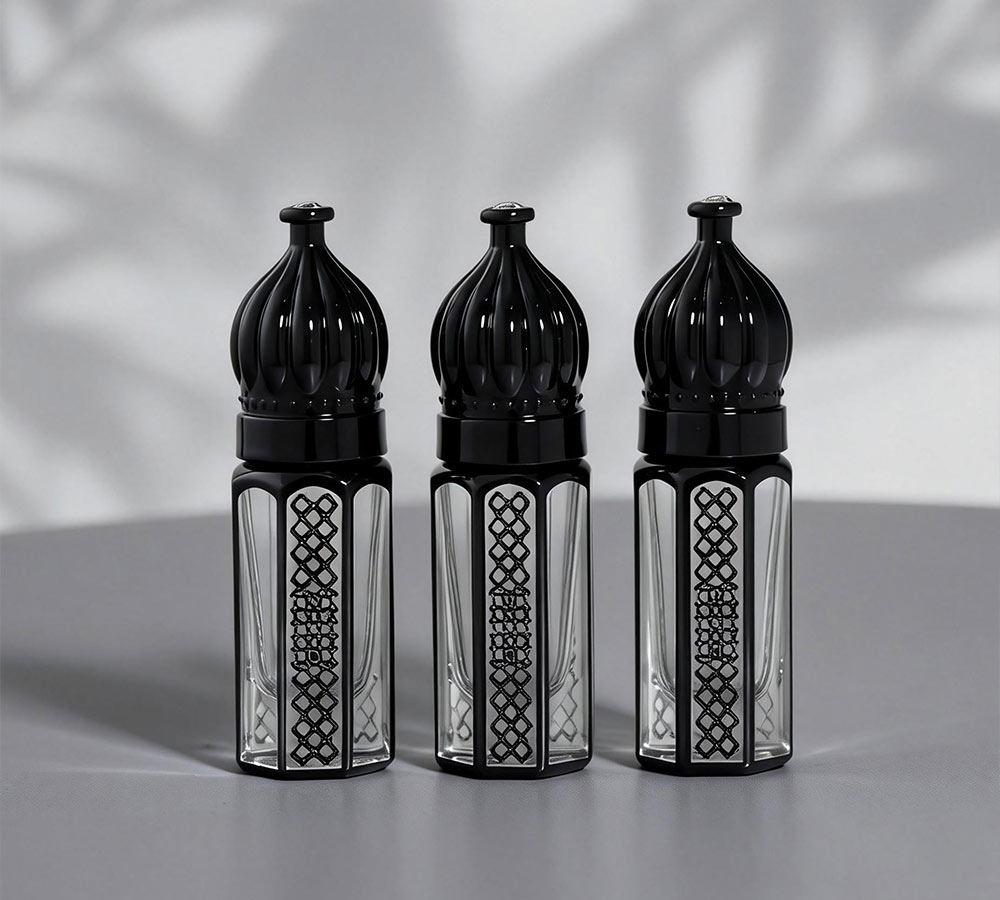 electroplate portable perfume bottle