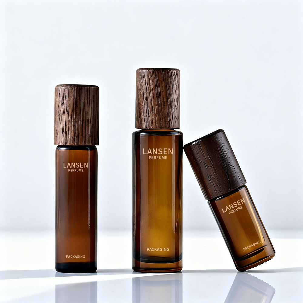 bamboo portable perfume bottle