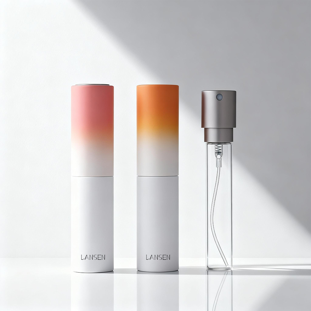 aluminum portable perfume bottle