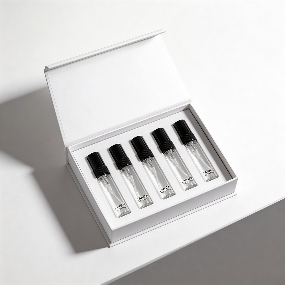 sample perfume bottle box