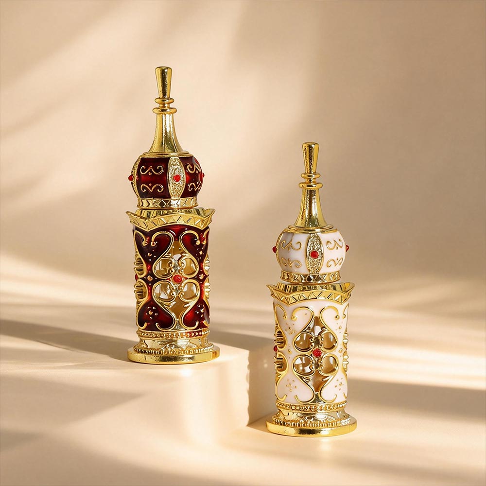 3ml vintage arabic perfume bottle with glass rod