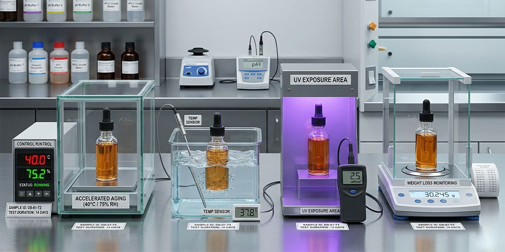 glass serum bottle test