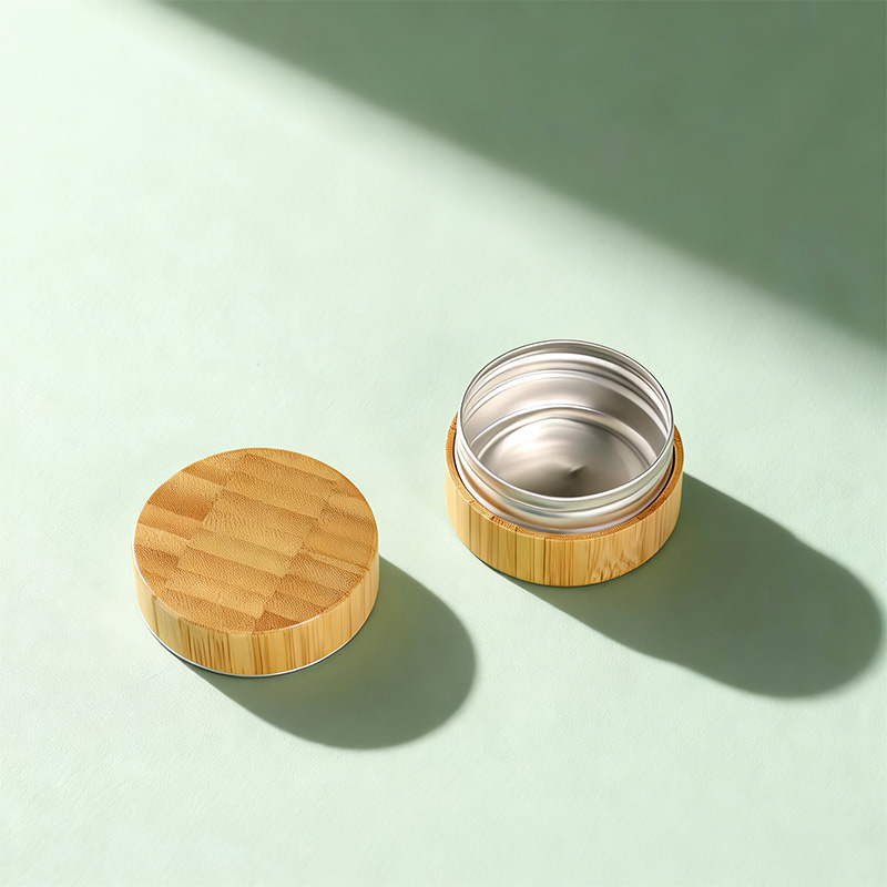 bamboo aluminum jar