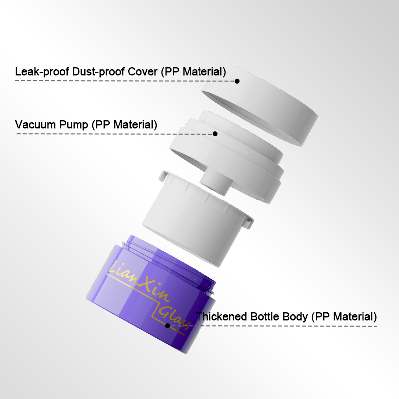 refillable packaging jar