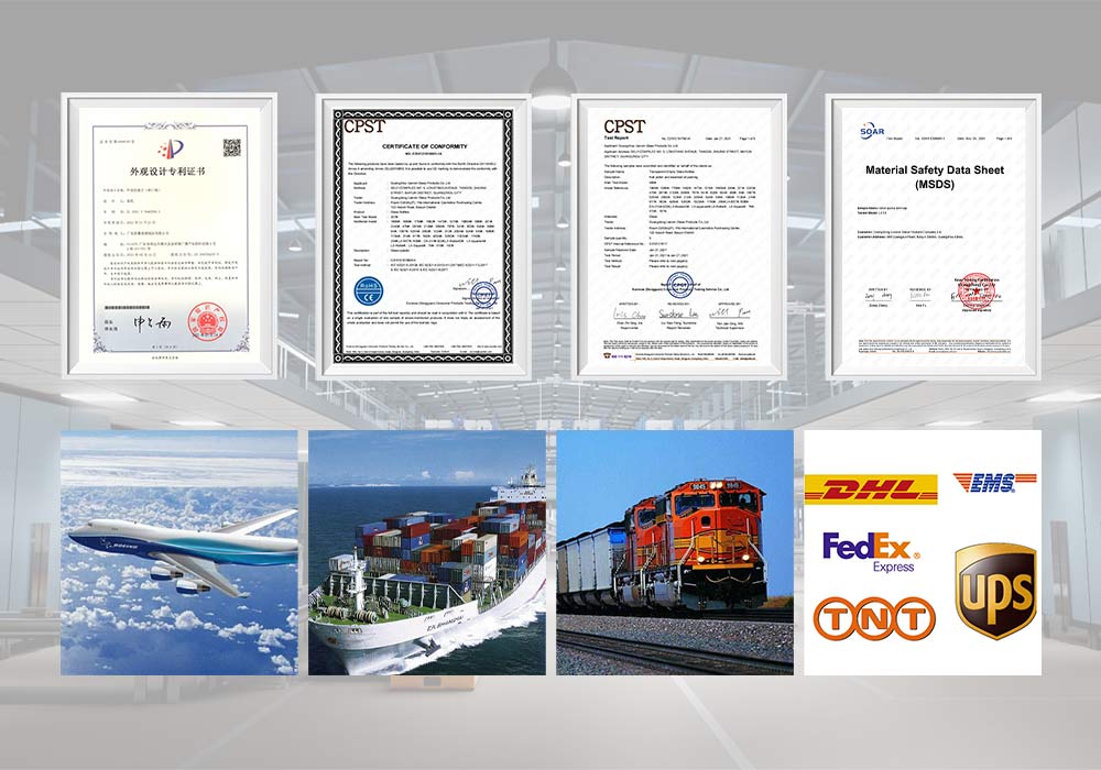 certification and shipping